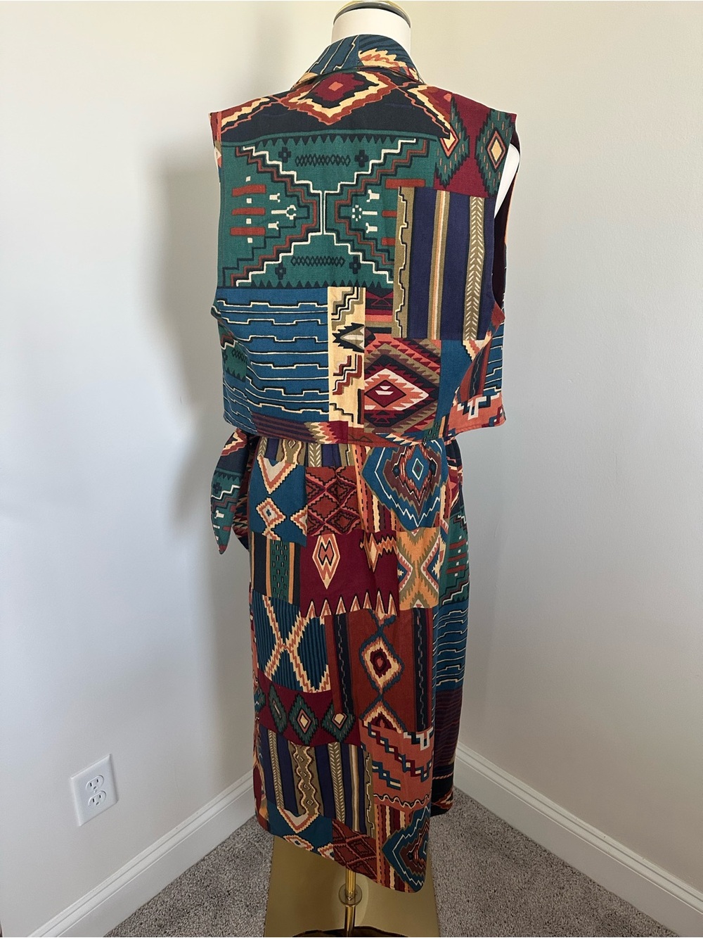 Southwestern WRAPS Vintage 90’s Outfit - Picture 4 of 6